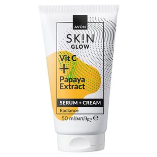 Rozjasňující pleťové sérum a krém 2 v 1