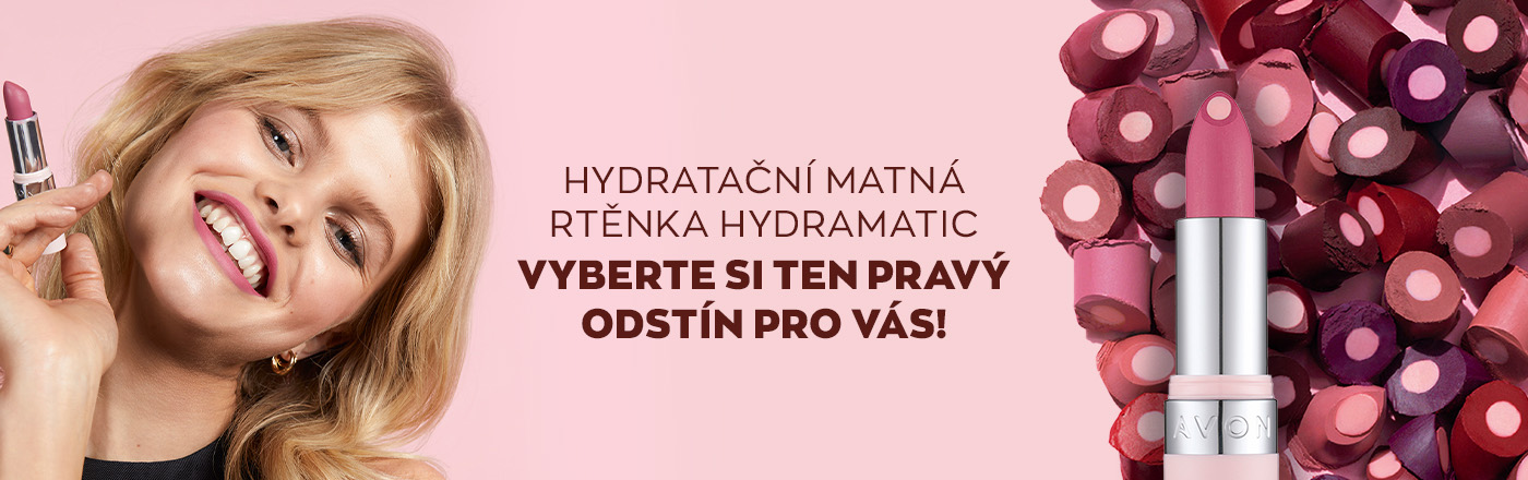 Hydratační matná rtěnka hydramatic. Vyberte si ten pravý odstín pro vás!